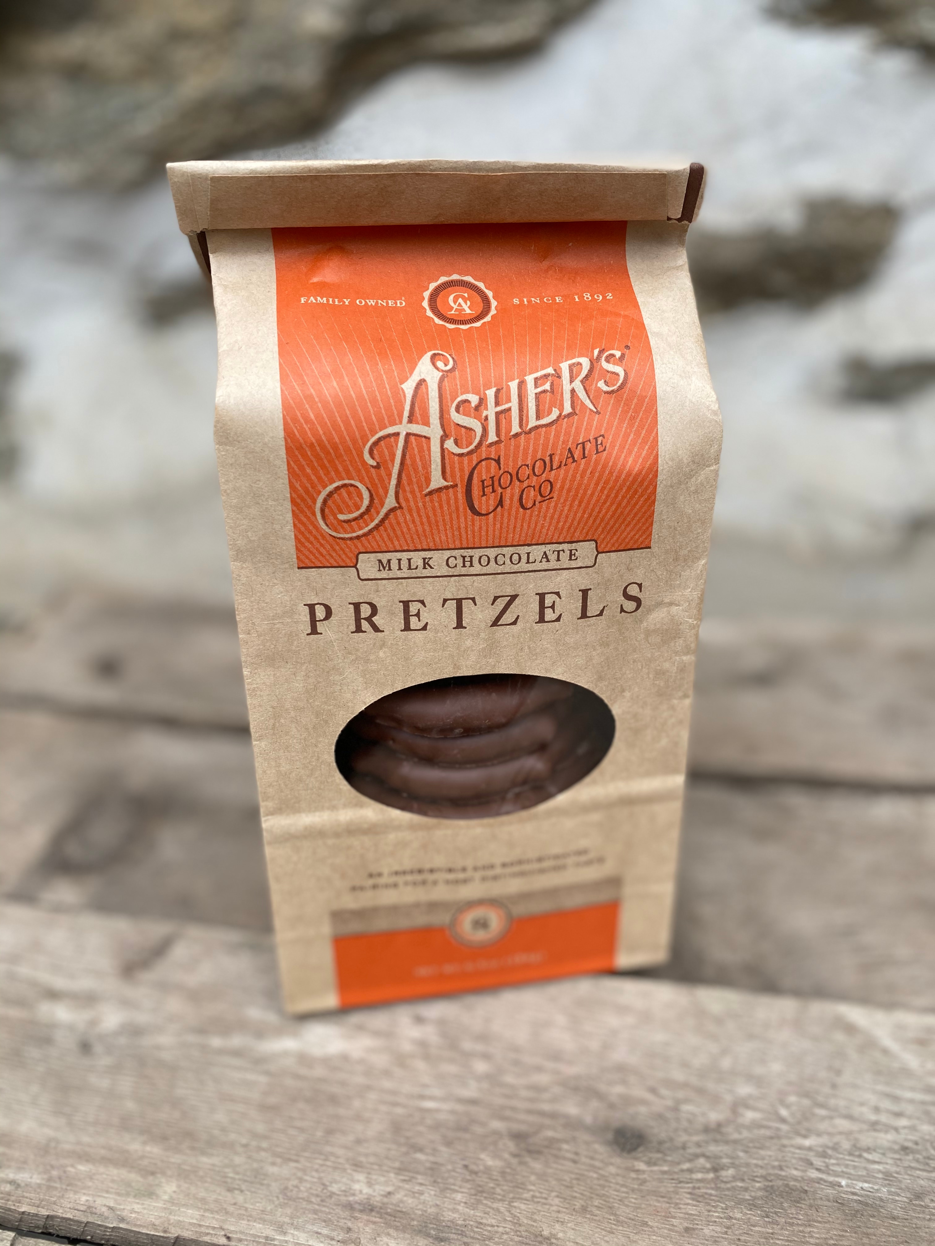 Asher's Milk Chocolate Pretzels